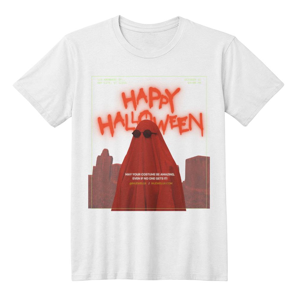 Retro Ghost Vibes Halloween Tee 👻