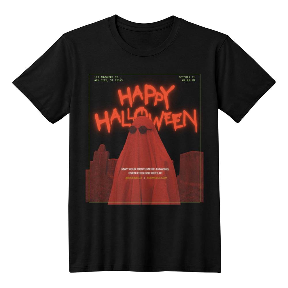 Retro Ghost Vibes Halloween Tee 👻